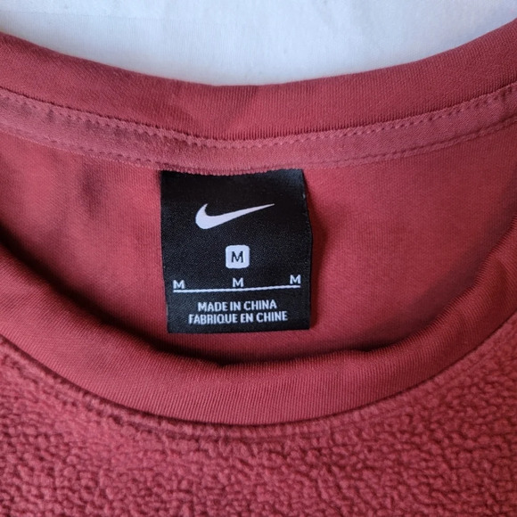 Nike Therma Icon Clash Fleece Crew Neck Sweatshirt Womens Medium M - Picture 6 of 11